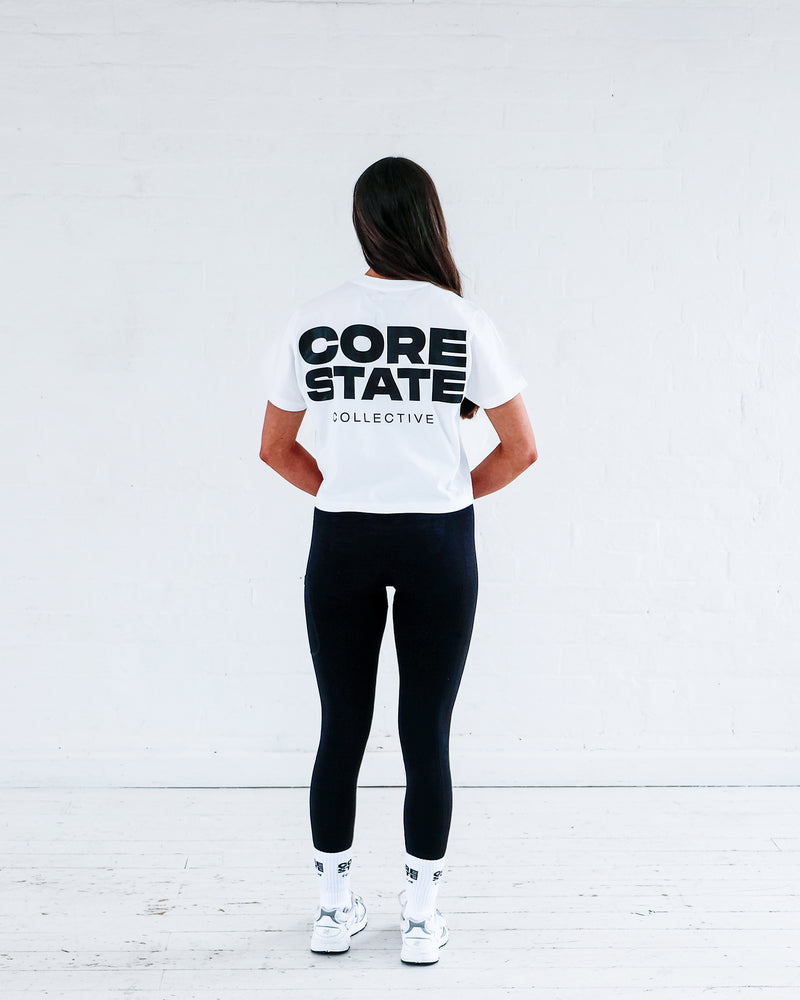 Cropped boxy tee