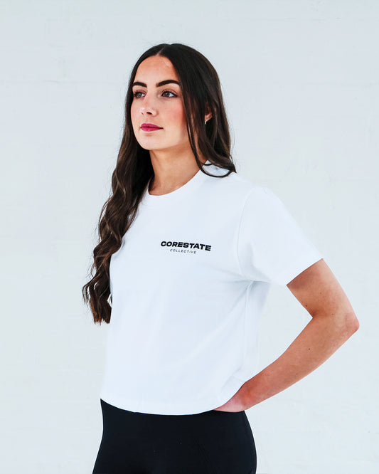 Cropped boxy tee