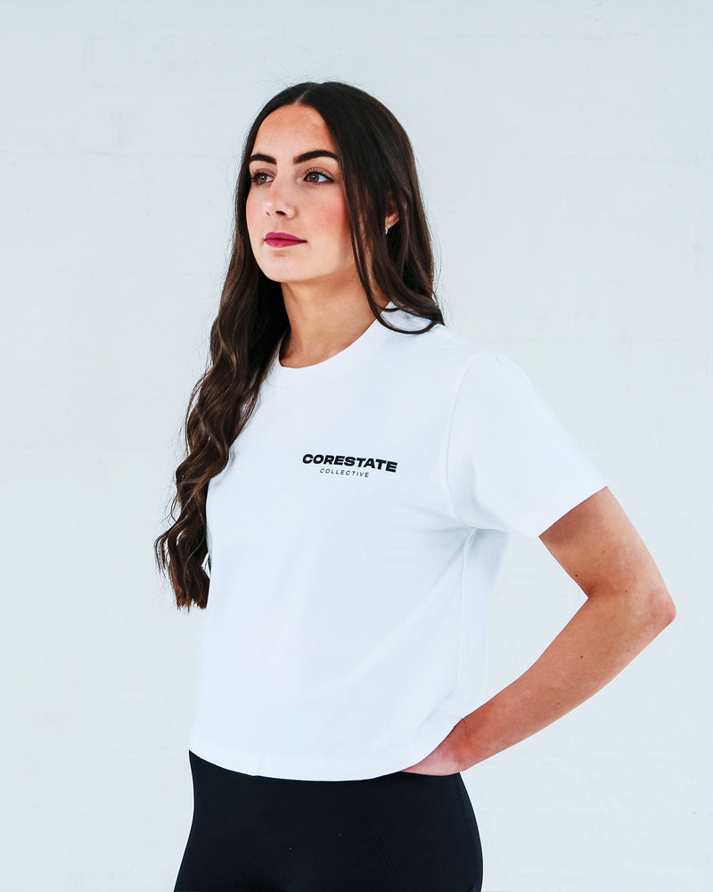 Cropped boxy tee